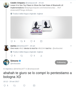 The offer from @evilsocket