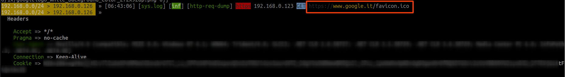 bettercap HTTPS URI dump