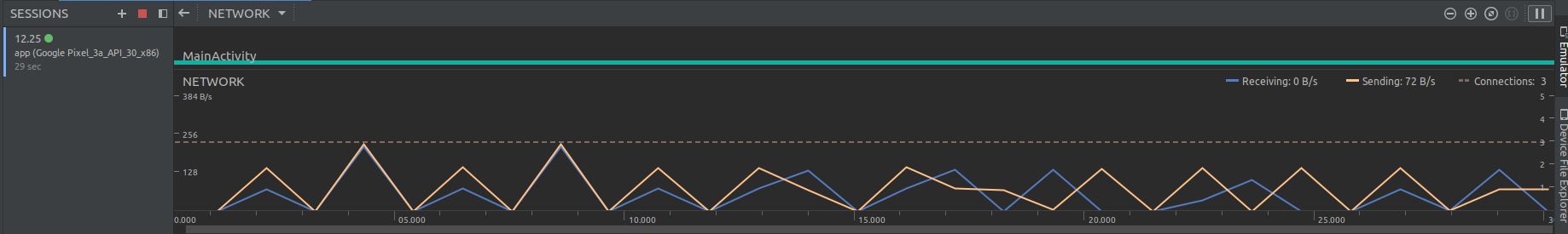 Android Studio - NETWORK profile